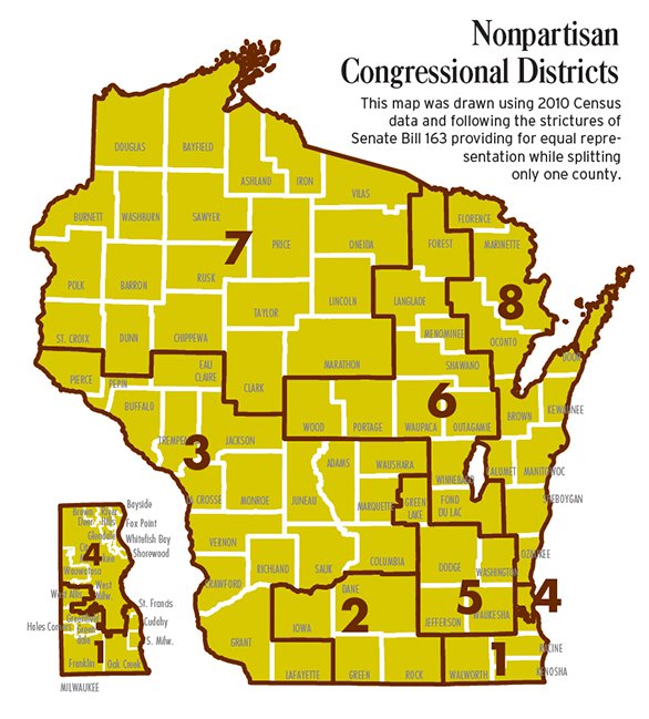 Alternative congressional district map
